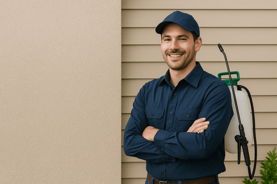 Pest & Termite Control in St. Augustine, FL technicians preparing for service.